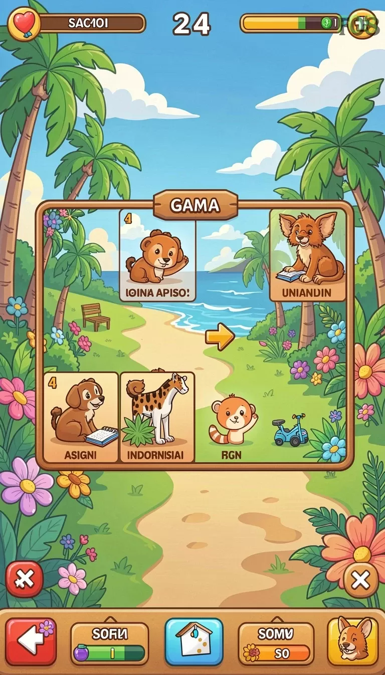 Cuplikan layar PP444 — aktivitas