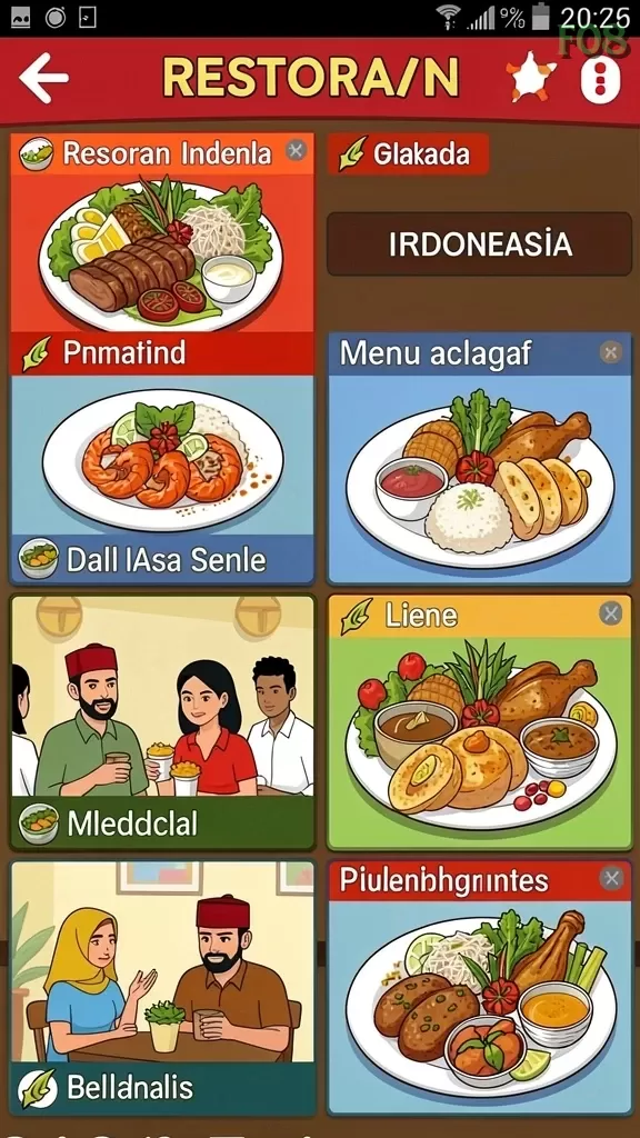 Cuplikan layar JTBLUE — aktivitas