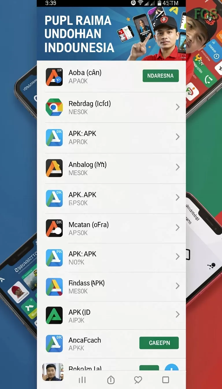 Cuplikan layar QTGAME — halaman utama