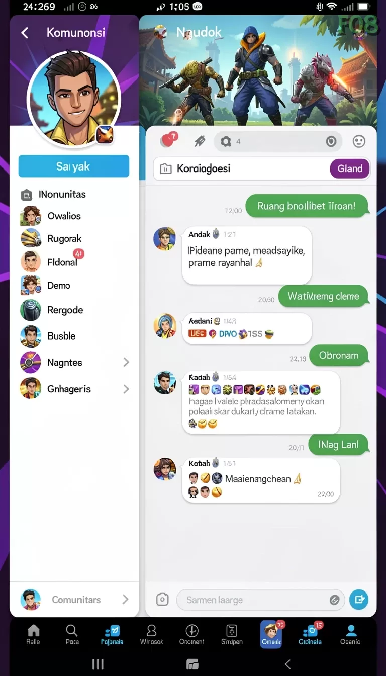 Cuplikan layar VIVATOGEL — pengaturan akun